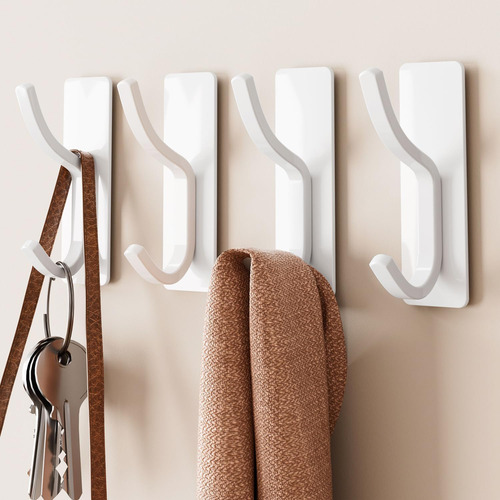 Ganchos Autoadhesivos Para Pared - Ganchos Con Diseño En For