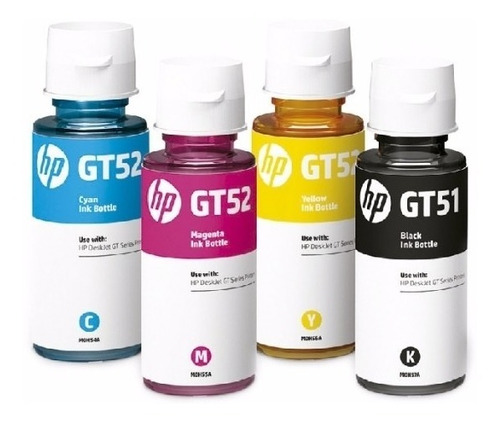 Tinta Hp Gt51 Gt52 Original Deskjet Gt5820 Combo