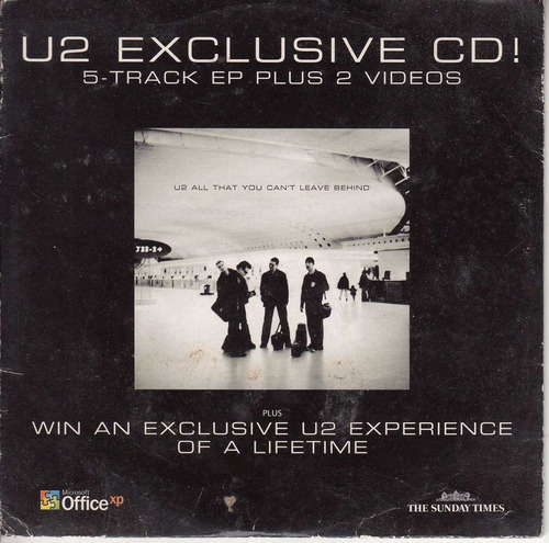 U2 Bono Exclusive Cd 5 Tracks Sundays Time