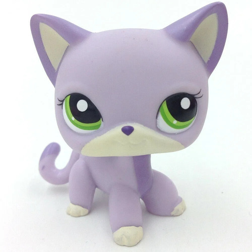 Gatinha Short Hair Lps Littlest Pet Shop Lilás #2094