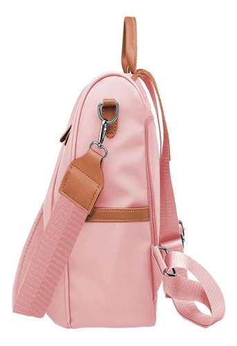 Mochila de trabajo para mujer, práctico cierre antirrobo, color rosa claro