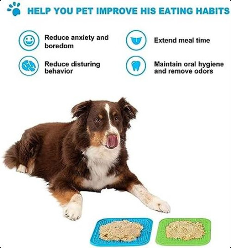 Lesipee Alfombrilla Para Lamer Para Perros Y Gatos, Paquete