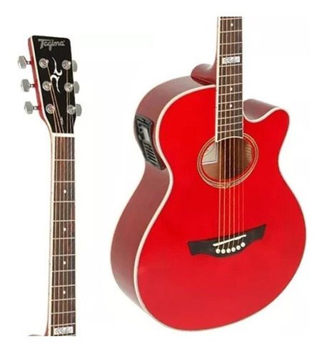 Imagem 3 de 3 de Violão acústico Tagima Serie America Dallas para destros red