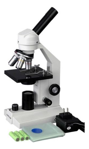 Microscopio Ocular De 40 x -400x Con Iluminación Led Amscope