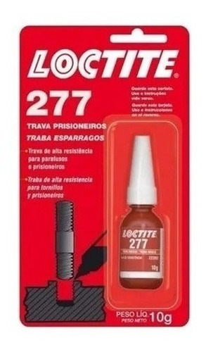 Sellador Traba Roscas Tornillos Loctite 277 10gr Rojo