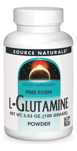 Source Naturals L-glutamina, Aminoácido De Forma Libre Que 