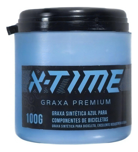Graxa Bike Anticorrosiva Sintética Azul 100g X-time Premium