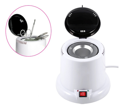Sterilizer Pot 1pc Professional Nail Art Metal Tool &