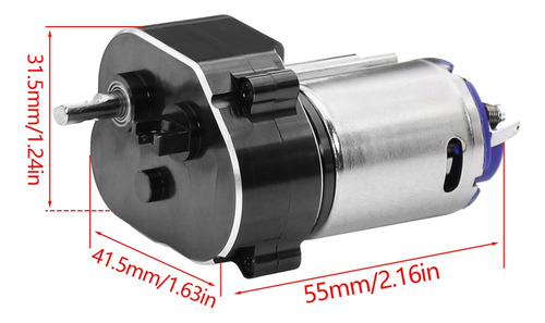 Conjunto De Motor De Transmisión De Metal Cnc O7 Para Mn82 L