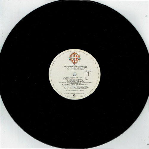 The Who 1979 Faces Dances-importado Usa C/ Encarte (Usado)