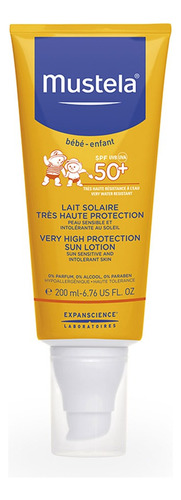 Protetor Solar Mustela Infantil Loção Fps50+ 200ml