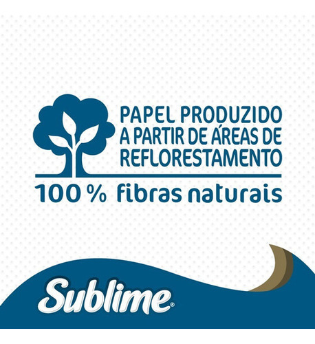 Papel Higiênico Folha Dupla Sublime 30m Pacote 32 Unidades Leve Mais Pague Menos