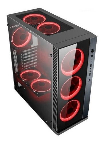 Gabinete Gamer Nfx Dark Raptor Sem Fonte E Sem Cooler