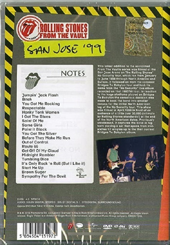 Imagen 2 de 2 de Rolling Stones From The Vault No Security Bluray Importado