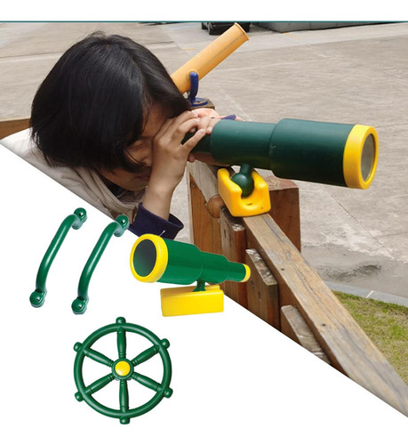 Accesorios Para Parques Infantiles, Rueda De Barco Pirata