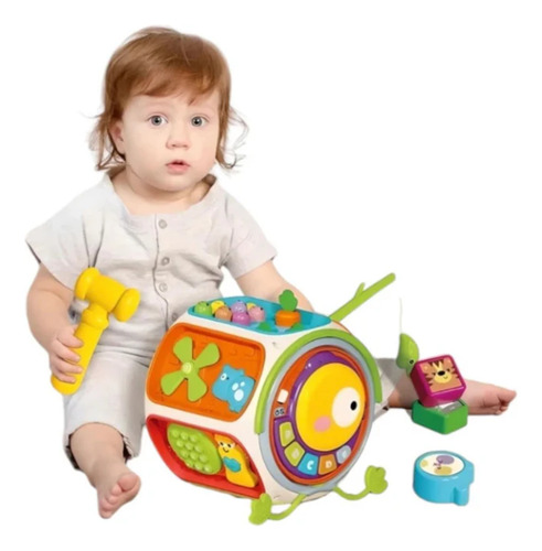 Cubo Interactivo 9 En 1 Aprendizaje Para Bebe Multifuncional