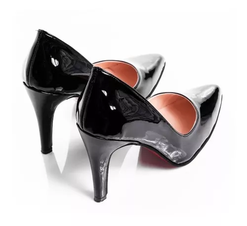 Zapatos Mujer Dama Stiletto Luis Xv Charol Comodos