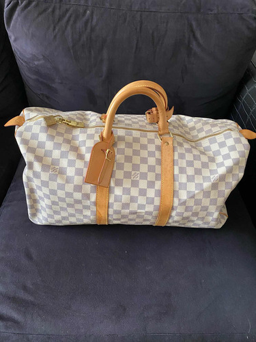 Maleta Louis Vuitton Keep All 50 Damier Azur