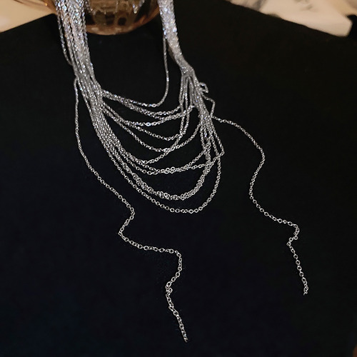 Collar De Cadena Multicapa
