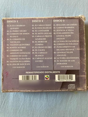 Antonio Aguilar / Coleccion De Oro Corridos 3cds (Usado)
