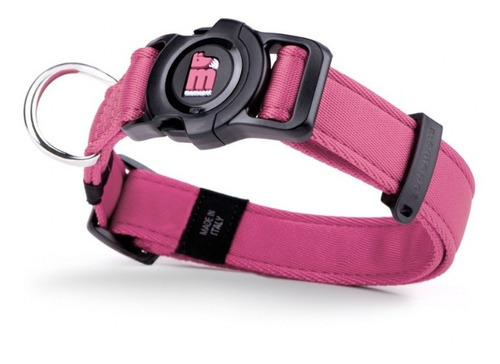 Collar Para Perros Con Chip Nfc App My Family Memopet Large Color Rosa Tamaño del collar L