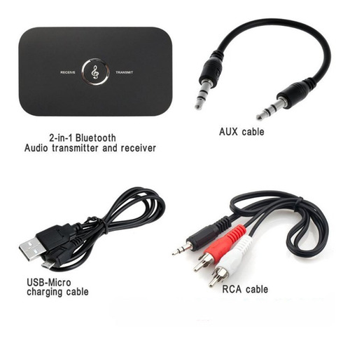 Imagem 5 de 10 de Para Pc Tv Sem Fio Adaptador De Áudio Fone De Ouvido Carro 3