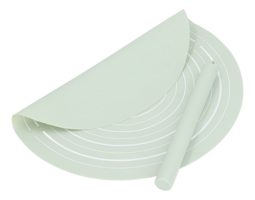 Juego De Rodillos De Masa Para Hornear De Silicona Verde