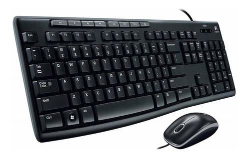 Imagen 2 de 6 de Combo Teclado Mouse Microsoft 600 Usb Con Cable En Español