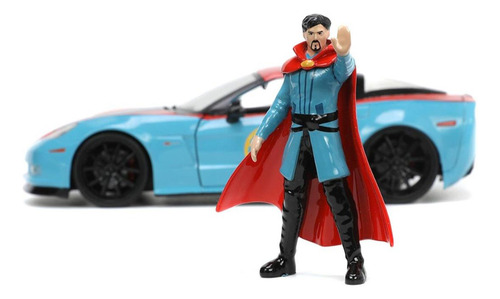 2006 Corvette Z06 Con Dr. Strange Figure 1:24 Escala Diecast