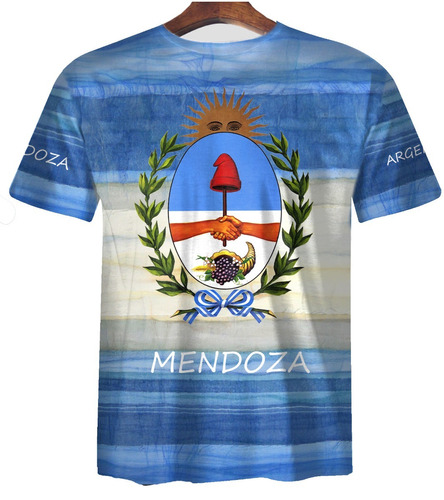 Remera Zt-0212 - Escudo Provincia Mendoza