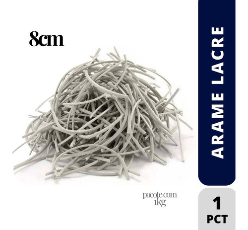 Saco Arame Fix Plast. Simples 8cm 1kg Full