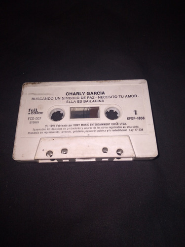 Cassette Charly Garcia