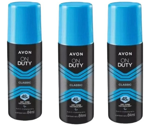 3 Desodorantes Avon On Duty 48 Hras