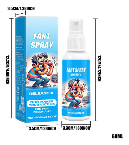 Spray Para Olor A Pedos Spray Fuerte Para Pedos Accesorios P