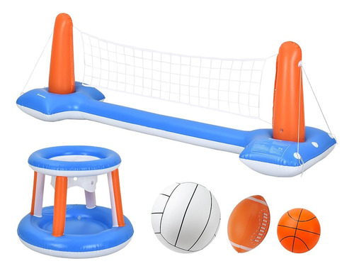 Bellochiddo Pool Toys - Juegos De Baloncesto Y Voleibol De P