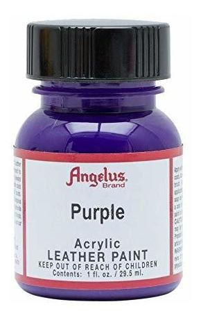 Angelus 50-1948-a9 Acrylic Leather Paint, Purple, 1 Oz.
