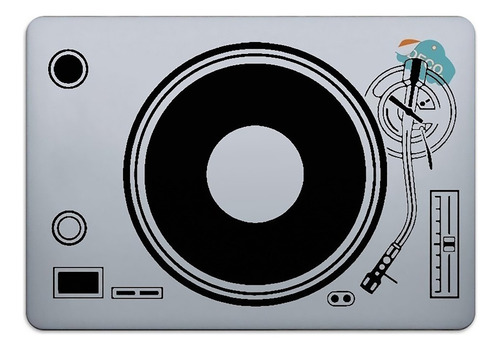 Stickers Para Laptop O Portatil Mezcaldora Dj Mod2