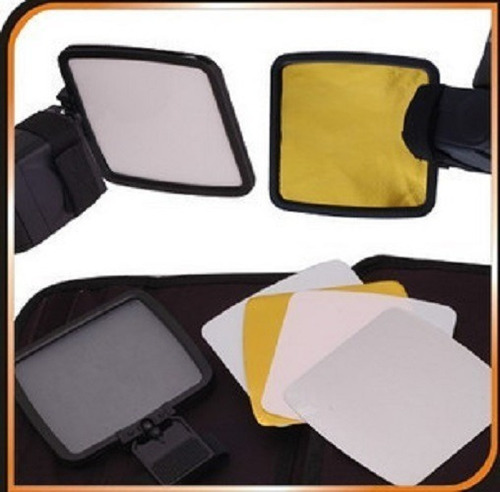 Difusor De Flash Speedlight Rebatedor 4 Lados 4x1 Embutir