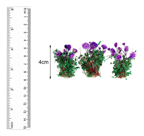 1box Flor Em Miniatura Flor Artificial Modelo Tulipa