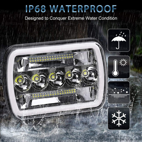 Faros Led Unidad Faro 5x7 O 7x6 Pulgadas U6f