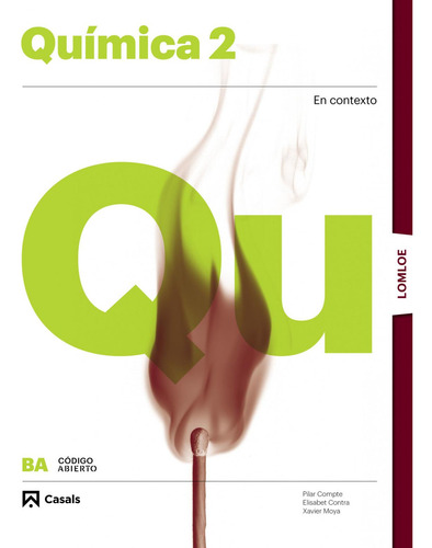 Libro: Química 2ºbachillerato. Código Abierto 2023. Aa.vv. C