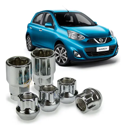 comprar Birlos Tuercas De Seguridad Nissan March | Envío Gratis