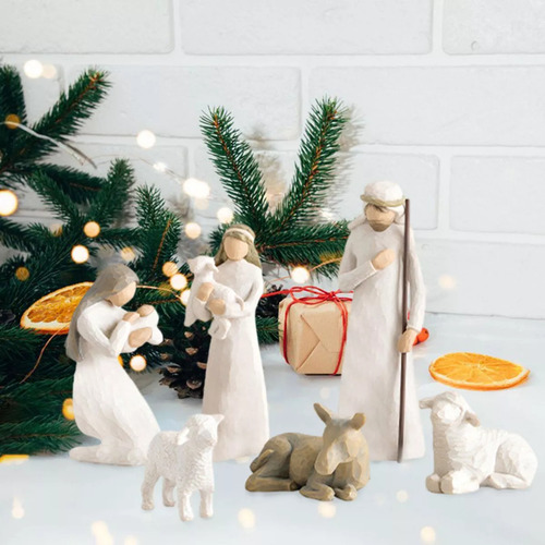 Decoraciones Navideñas De Jesu Adornos De Nacimiento En Form