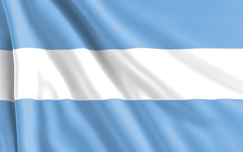 Bandera Argentina Arg Fiestas Patrias De 130 X 250 Cm S/ Sol