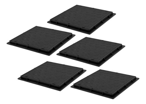 Kit 5 Tampa De Caixa De Gordura Inspeção De Chão Roma 40x40