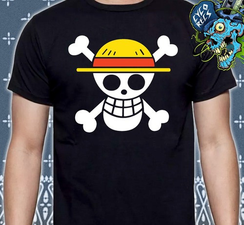 One Piece  Logo  Animación  Polera- Cyco Records