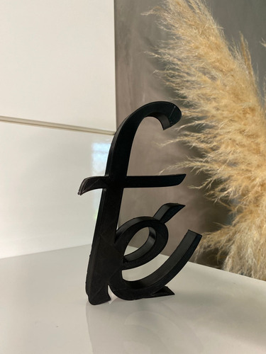 Imagem 4 de 4 de Palavra Decorativa Fé - Decoração Sala De Estar Jantar