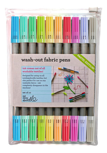 Eatsleepdoodle Original Doodle Wash-out Fabric Marker Set