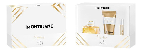 Set Signature EDP 90 ml + Perfumero 7.5 ml + Gel De Baño 100 ml Montblac