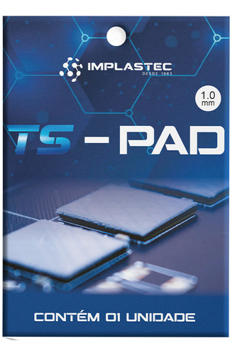 Thermal Pad Almofada Térmica Ts Pad 100x100 X 1mm 12.8 Wmk